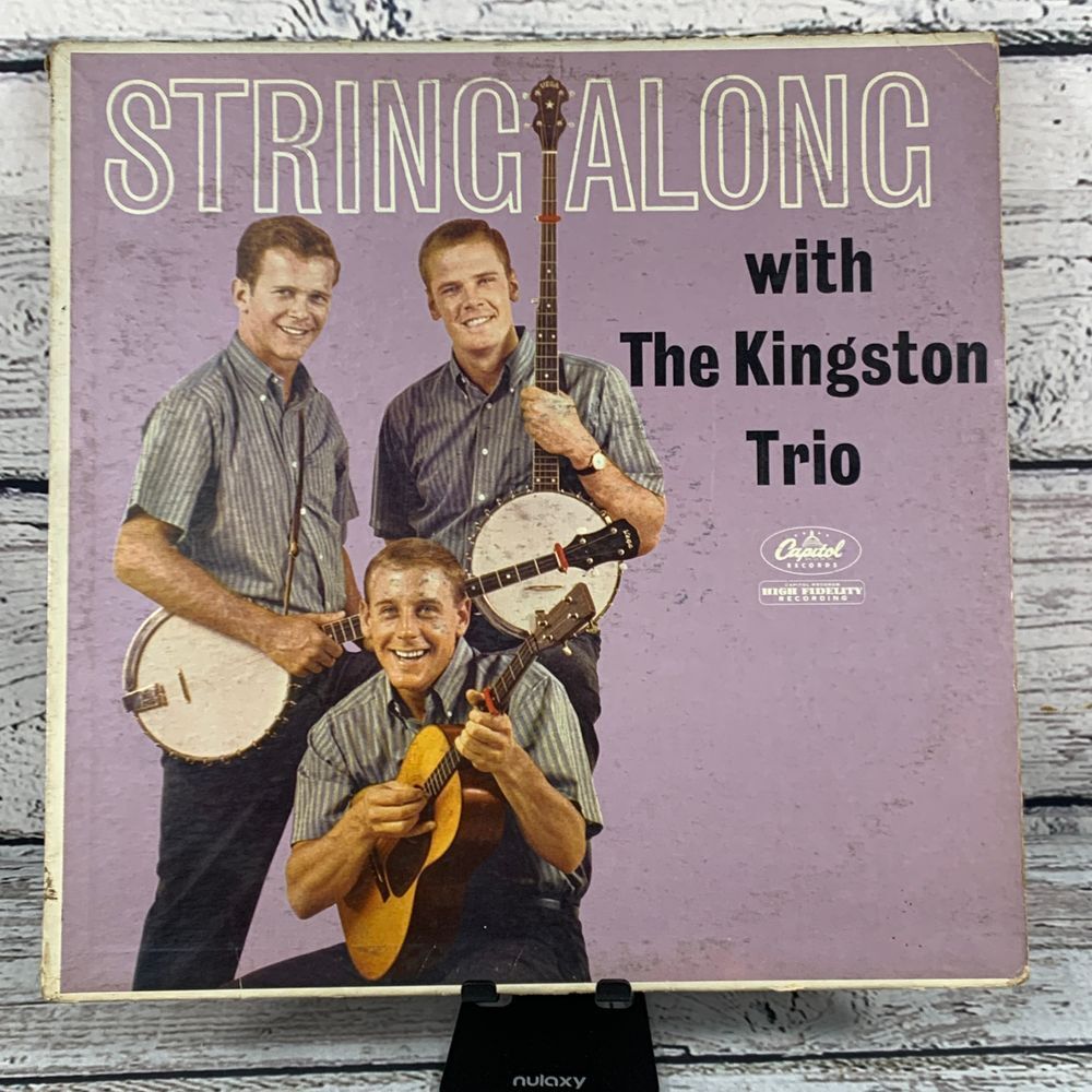 The Kingston Trio – String Along [Vinyl Album 1960] T1407‎ Folk Music Vintage